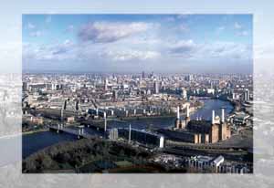 view from Battersea Park